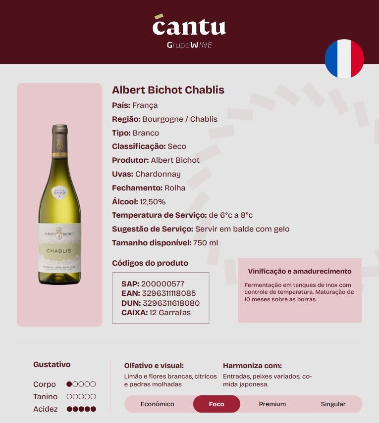 Albert Bichot Chablis Les Vaillons 2019