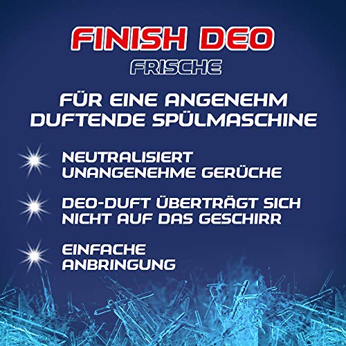 Finish Deodorante per lavastoviglie, 5 pacchetto (5 x 1 PZ)