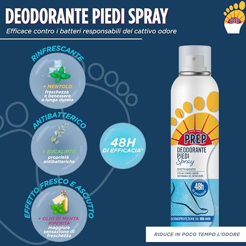 Prep, Spray Deodorante Piedi Antiodore
