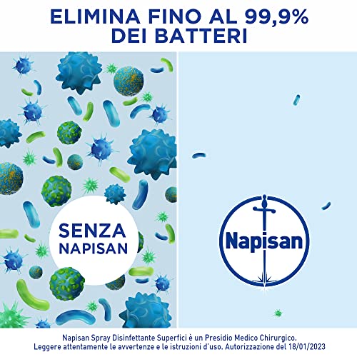 Napisan Spray Disinfettante Multisuperfici Limone e Menta