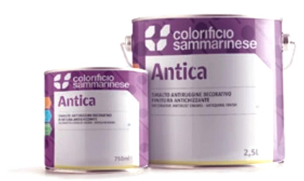 Smalto catalizzabile acrilico antiruggine decorativo antichizzante Antica Colorificio Sammarinese - Ferro antico