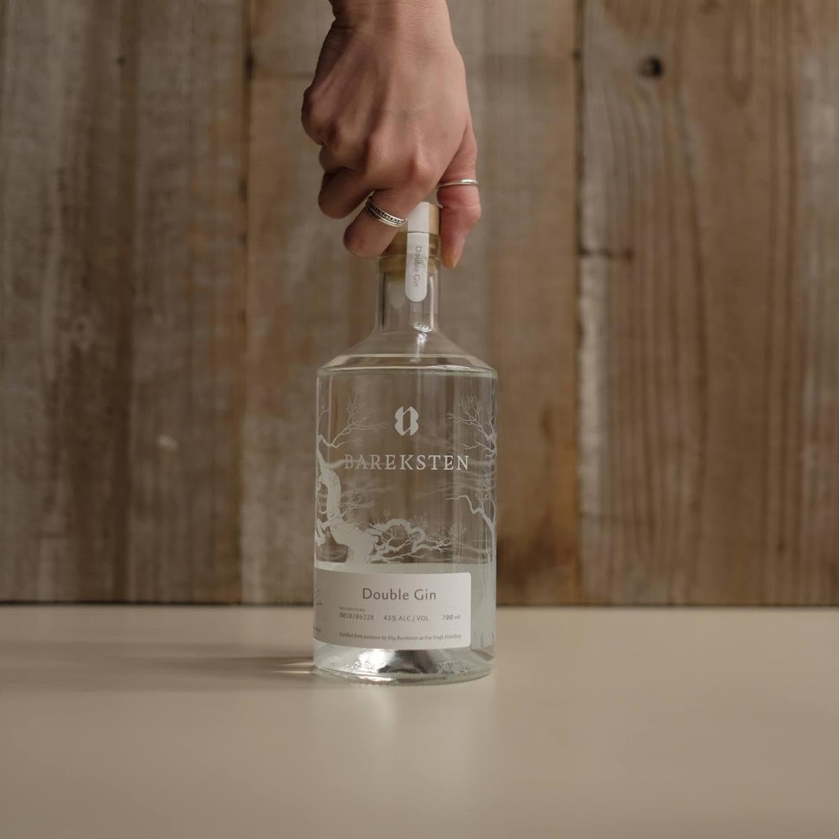 Bareksten Double Gin 43% 700ml Made in Norway Bottiglie numerate