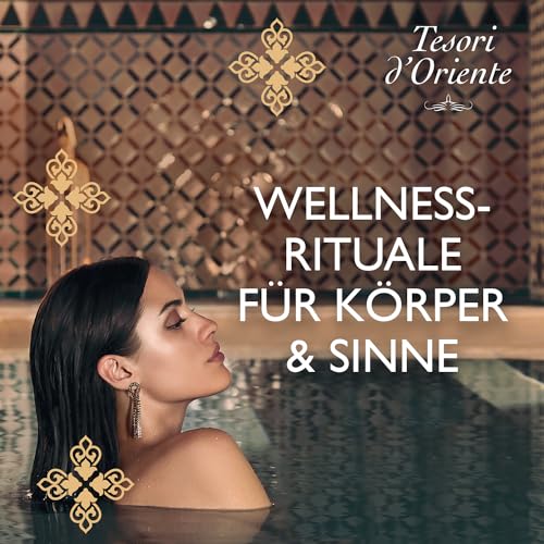 Tesori d'Oriente Sapone solido "Hammam", 125 g, sapone aromatico per le mani con olio di argan e fiori d'arancio, sapone per il corpo per la pulizia delicata della pelle, rituale per corpo e sensi