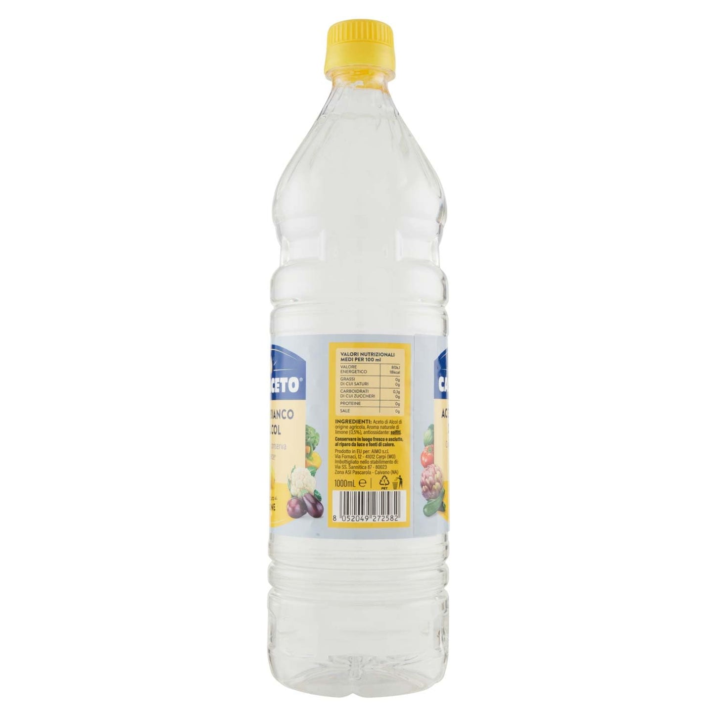 Casaceto Aceto Bianco Di Alcol 6% Ac. Arom.Limone Pet, 1l