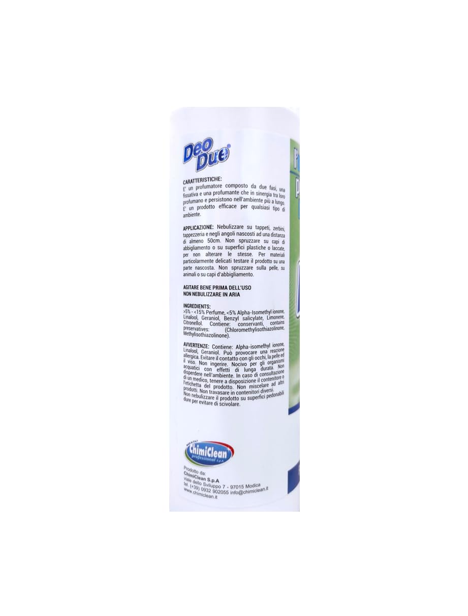 DEO DUE CHIMICLEAN PROFUMATORE CITRUS 500 ML CONFEZIONE DA 3 PEZZI