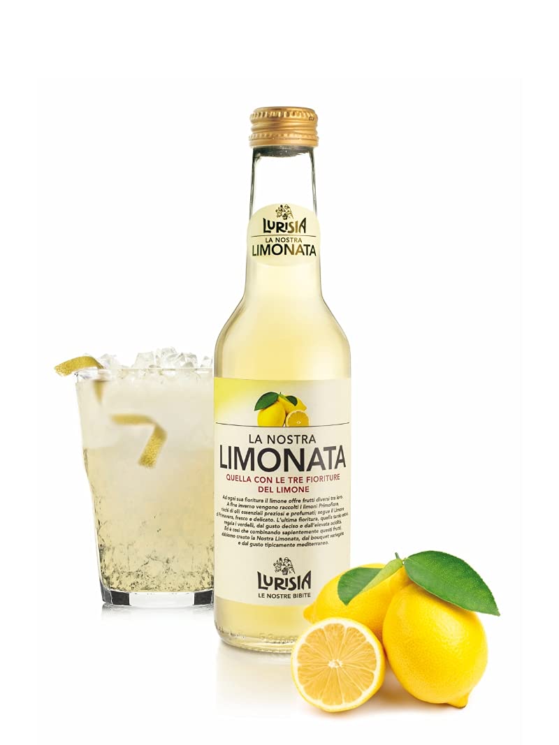 Lurisia | LIMONATA con estratto delle tre fioriture del limone | 24 x 275ml