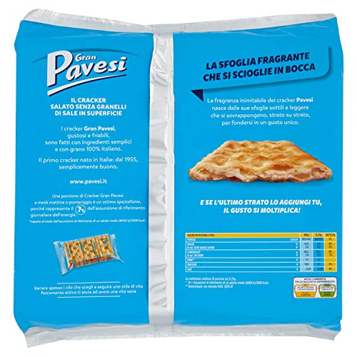 Gran Pavesi av2022-Gran Pavesi-con grano italiano senza olio di palma snack salato per la merenda formato bipacco con porzioni-1a696311