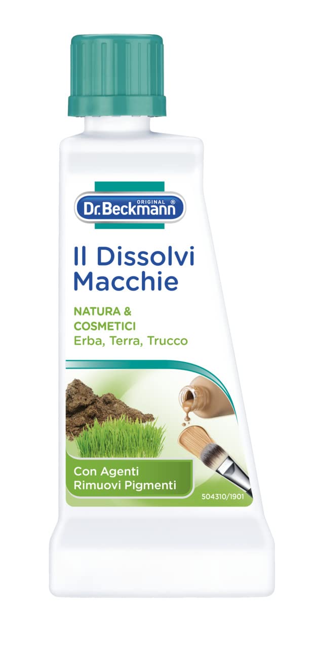 Dr. Beckmann Il Dissolvi Macchie Natura & Cosmetici, Lo smacchiatore specifico contro macchie di erba, terra e make-up 50 ml