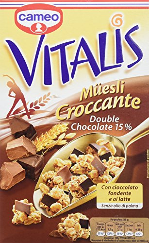 Cameo Vitalis Croccante Con Cioccolato Fondente e al Latte, 300 Gr - [confezione da 8]
