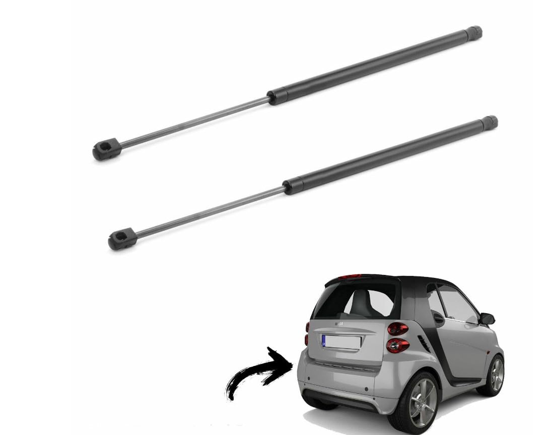 Coppia Molla Gas Compatibile per SMàRT FORTWO 2007 (L=445 - S=176 - F=90)