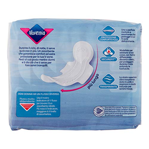 Nuvenia Assorbenti Notte con ali da 10 pezzi