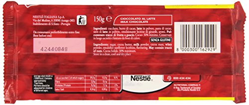 Nestlé - Milk, Cioccolato al Latte, 150 g