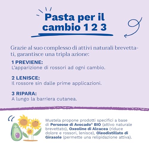 Mustela pasta cambio