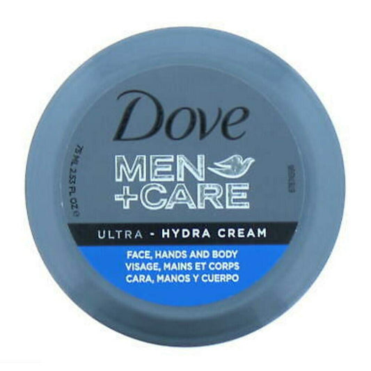 75 ml di crema. Gli uomini Hydra Cream Face, Hands and Corps.