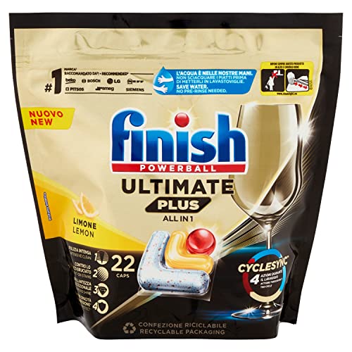 Finish DISHWASHER_DETERGENT Limone | 22 unità (Confezi. da 1)