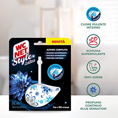 Wc Net - Tavoletta Style Active, Detergente Igienizzante Solido per WC