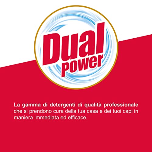Dual Power Detergente Universale Sgrassante per Pavimenti - Igienizzante, Scioglie lo Sporco Ostinato - Formato Professionale da 5 Litri
