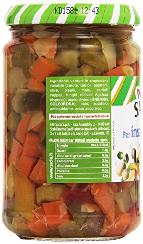 Saclà - Per Insalate di Riso, Condimento a Base di Verdure Pronto da Usare, Leggero, Senza Olio e Glutine - 290 g
