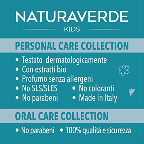 Naturaverde | Kids - Mattel Barbie - Kit Pulizia Orale per Bambini, Dentifricio Fragola e Caramello 25ml e Spazzolino con Setole Morbide, Dentifricio Barbie