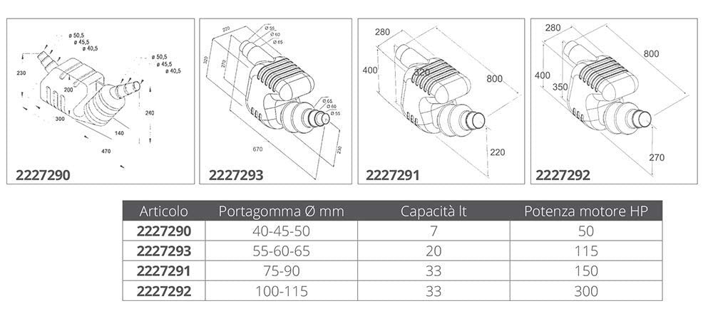 WATERLOCK 33L D75/90 150CV