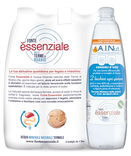 Fonte Essenziale Acqua Minerale Naturale - 6 x 1 L