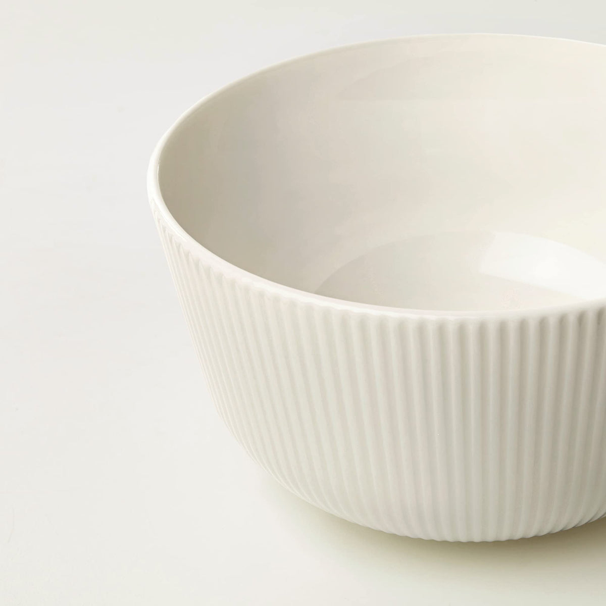 IKEA OFANTLIGT Ciotola, 13 cm, Bianco - Porcellana, Moderno, Ciotola, 0,5 L