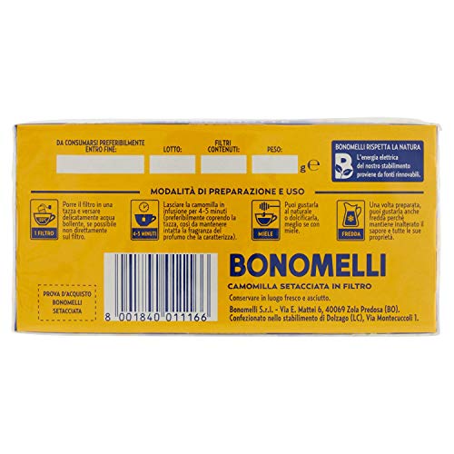 Bonomelli Camomilla Setacciata, 18 Filtri