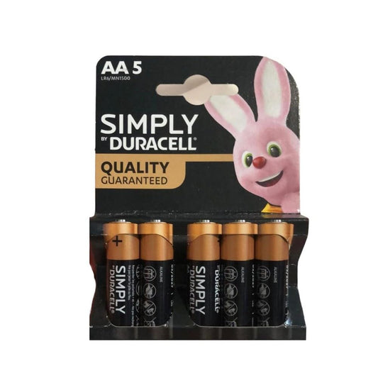DURACELL SIMPLY AA B5 STILE MN1500 ALKALINA
