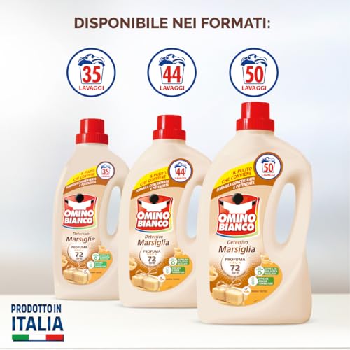 Omino Bianco - Detersivo Lavatrice Liquido, 35 Lavaggi, 1.4 l (Confezione da 1)