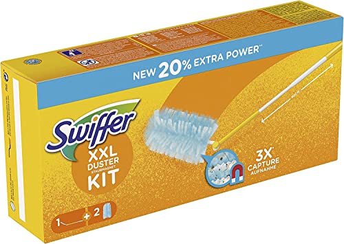 Swiffer Duster Piumini Catturapolvere Manico + 2 Piumini