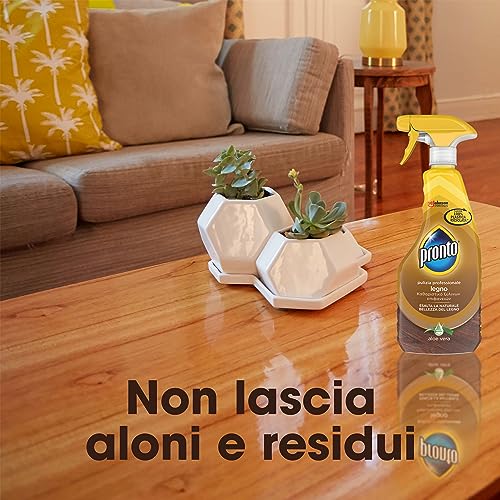 Pronto Trigger Legno – Esalta la naturale bellezza del legno, Fragranza Aloe Vera, 1 Confezione da 500 ml