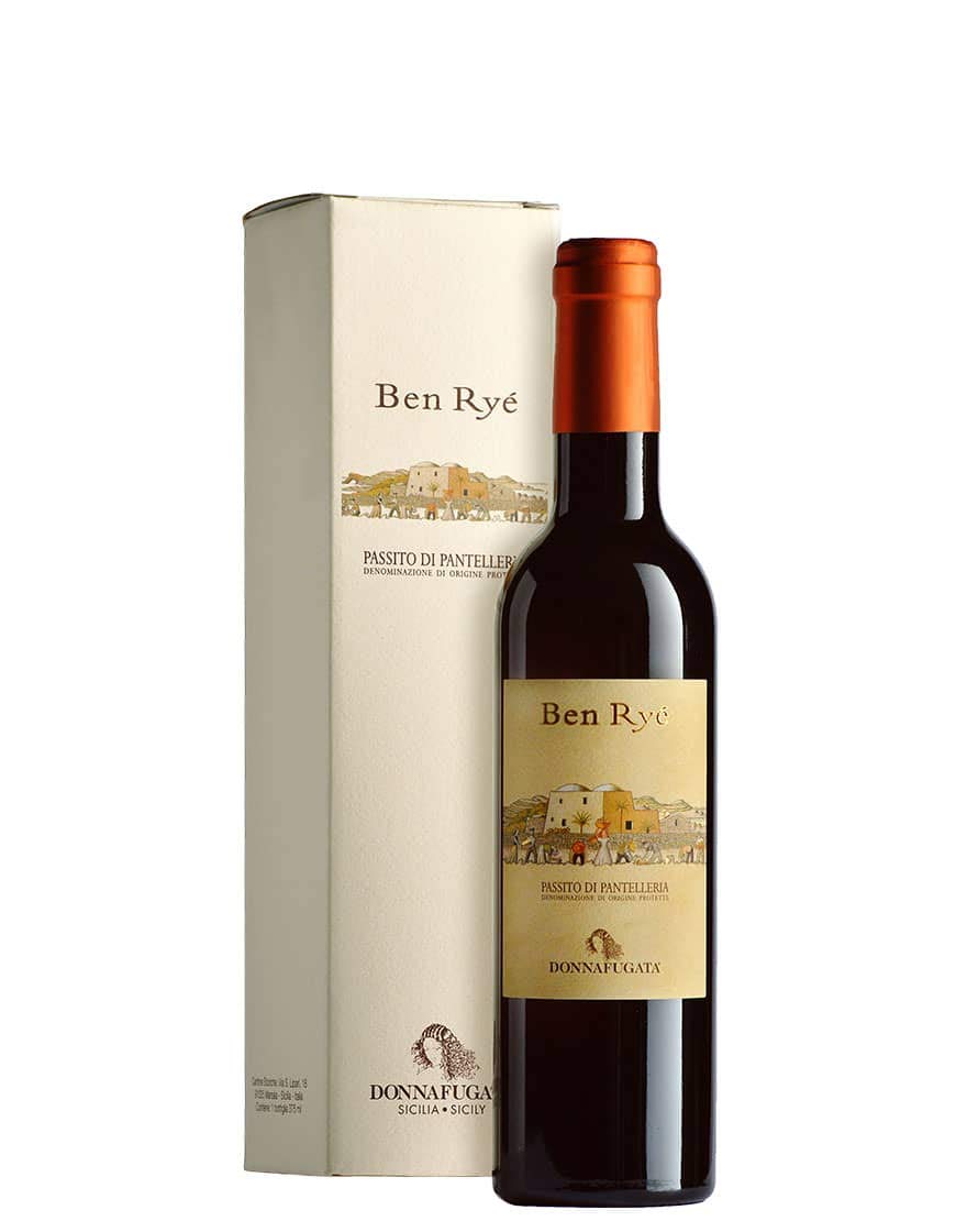 Sicilia Bedda - PASSITO DI PANTELLERIA DOC Ben Ryè Donnafugata - Bottiglia da 375 Ml in Astuccio - L'oro di Pantelleria