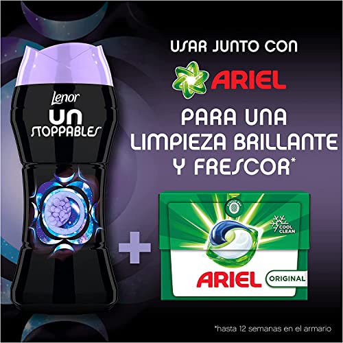 LENOR, Unstoppable - Perle di profumo per abbigliamento, 93 lavaggi, perline ammorbidenti per vestiti, fragranza Dreams, 1 pezzo (confezione da 6)