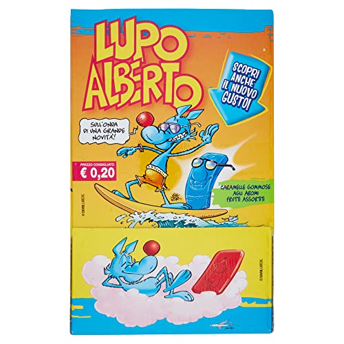 Caramelle Gommose agli Aromi Frutti Assortiti Lupo Alberto 200 x 11,5 g