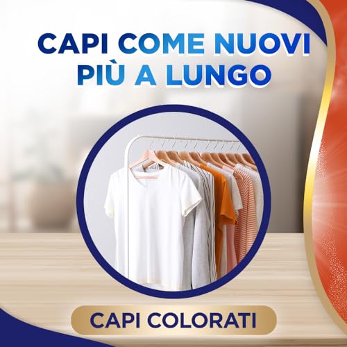 Lip Woolite Detersivo Lavatrice Capi Colorati 25 Lavaggi, 1 Flacone da 1500 ml di Detersivo Lavatrice Liquido Capi Colorati con Cheratina