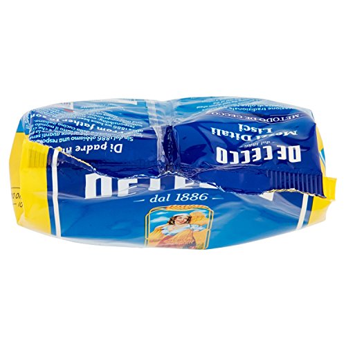 De Cecco - Mezzi Ditali Lisci N 158, Pasta Di Semola Di Grano Duro - 8 pezzi da 500 g [4 kg]
