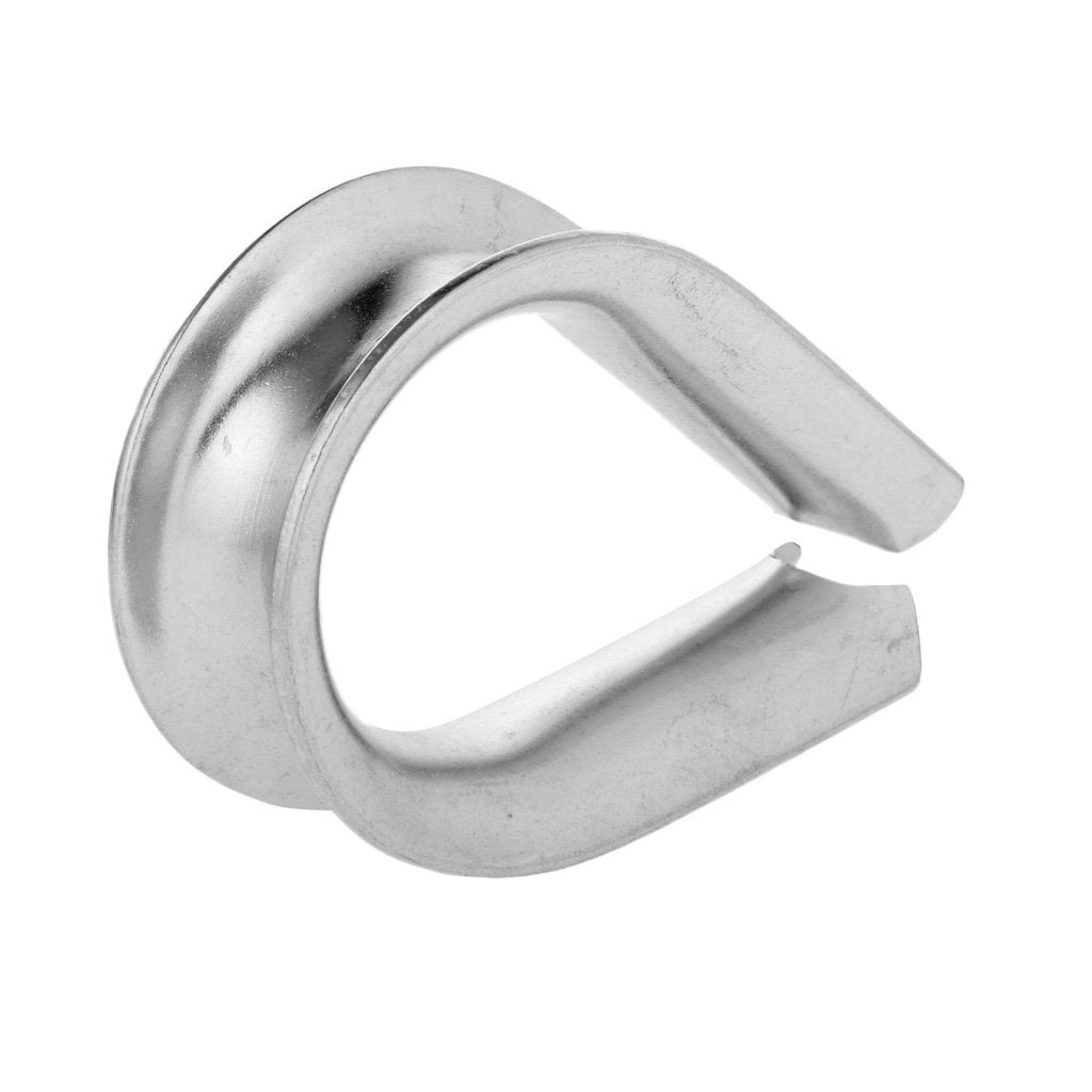 gazechimp Acciaio Inox redancia fune metallica kauschen fune metallica Morsetti per 14 mm della fune metallica