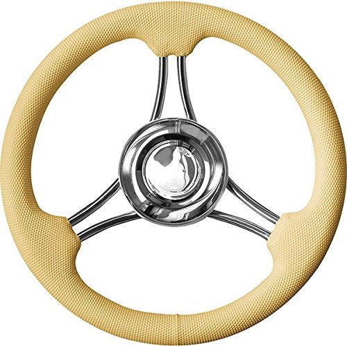 SAVORETTI Volante Inox Imp.POL.Avorio DIAM.35