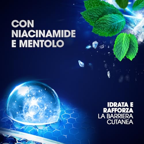 Clear Shampoo Extra Freschezza 24h, Shampoo Antiforfora con Niacinamide e Mentolo, Dona una Sensazione di Freschezza, Shampoo Uomo, Fino a 100% Protezione dalla Forfora*, Formato 225ml