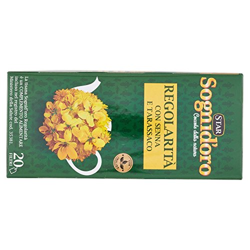 Sognid'Oro Tisana con Inulina Regolarità, 20 Filtri
