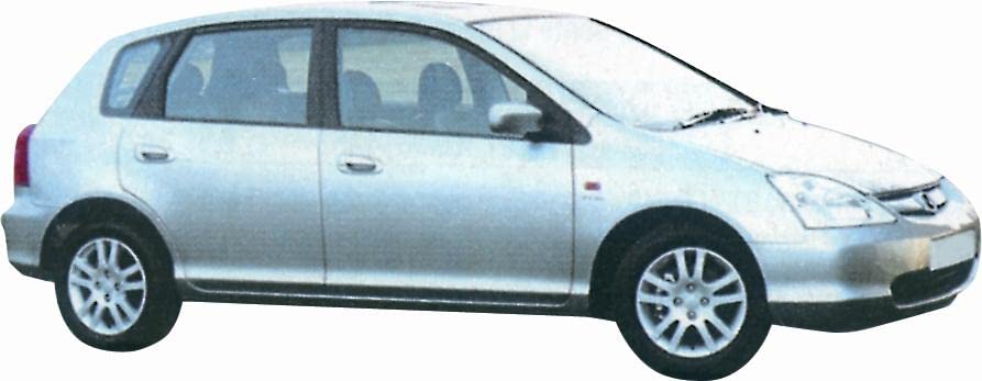 CG94 RETROVISORE Elettrico Termico Sinistra [Lato Guida] per Auto: Civic 3/5 Porte - Calotta Nera - Versione 5 Porte