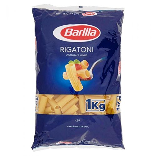 Barilla Pasta Rigatoni di Grano Duro, 1 kg x 12 confezioni