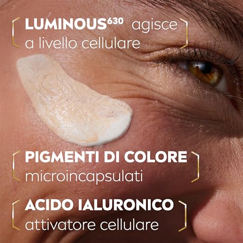NIVEA Cellular Luminous630 Fluido CC Cream SPF 30 3-in-1 40 ml Crema colorata viso con pigmenti incapsulati e tripla azione anti-macchie antimacchie Acido Ialuronico