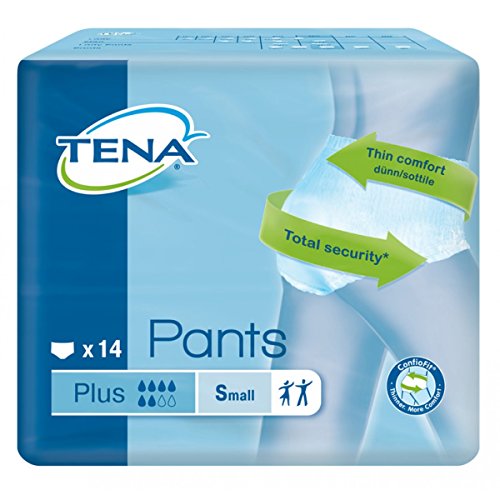 Tena Pantaloni Super [Scegli la dimensione] e 100 grandi sacchetti di plastica usa e getta