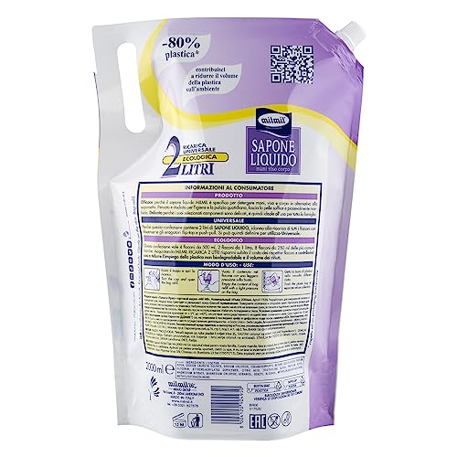 Milmil Sapone Liquido Ricarica Universale Maxirisparmio