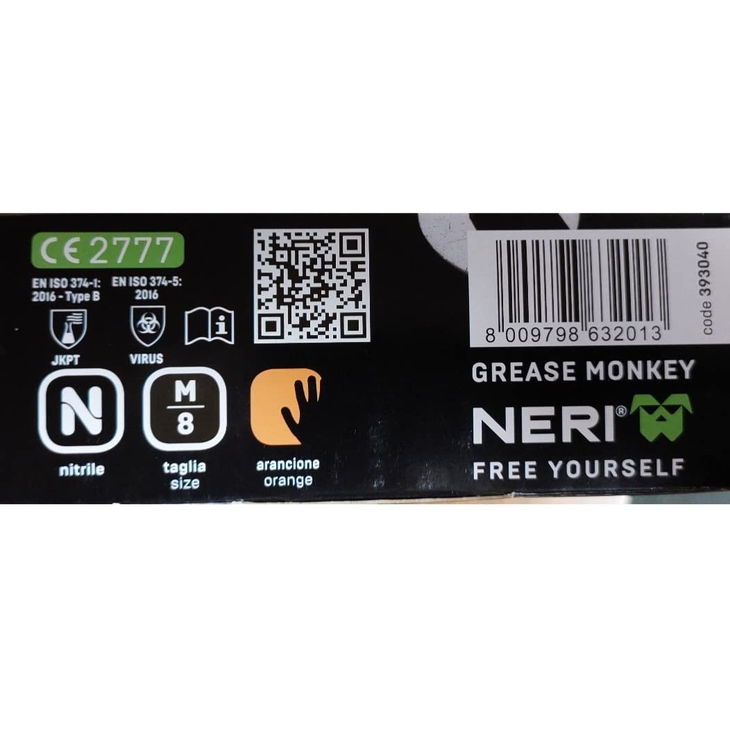 Mvtek 309101340, Handschuhe off.nitr Grease Monkey Unisex, Taille Unique