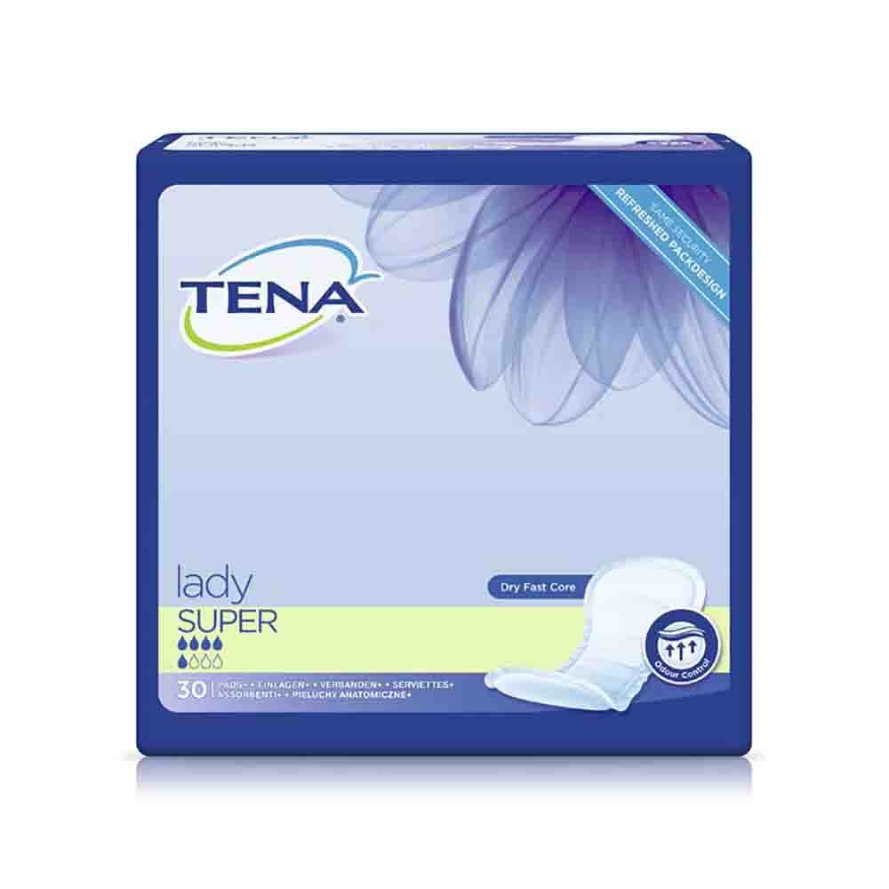 TENA Lady Super - Assorbenti per Incontinenza, Assorbenti, 168 Pezzi, 28 x 6, Media