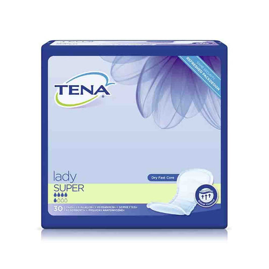TENA Lady Super - Assorbenti per Incontinenza, Assorbenti, 168 Pezzi, 28 x 6, Media