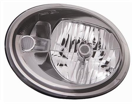 CG94 PROIETTORE HB2 C/MOTORE ELETT. [Lato SX] PARABOLA NERA Per Auto: BEETLE