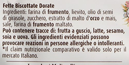 Mulino Bianco - Fette biscottate "Le dorate"